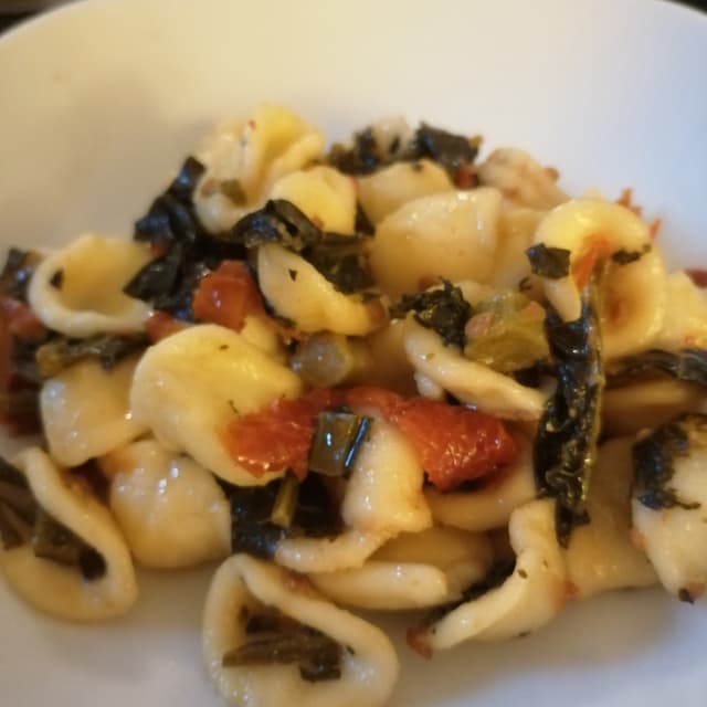 Photo of the dish “Orecchiette cime di rapa e pomodorini”