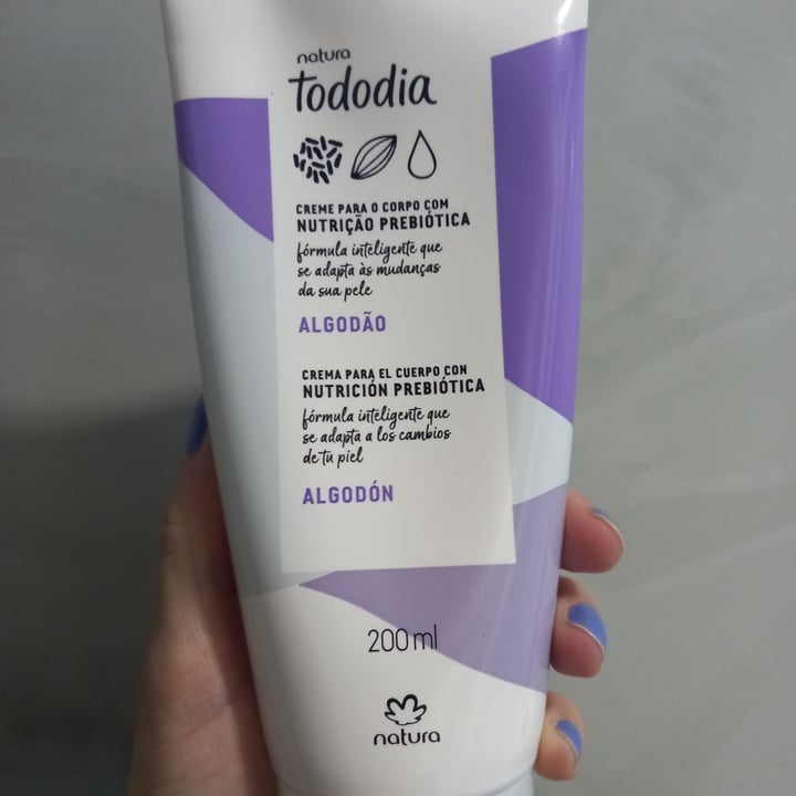 review photo of Natura hidratante Natura Tododia Algodão shared by @vancalegaro on 17 Jun 2022 - review