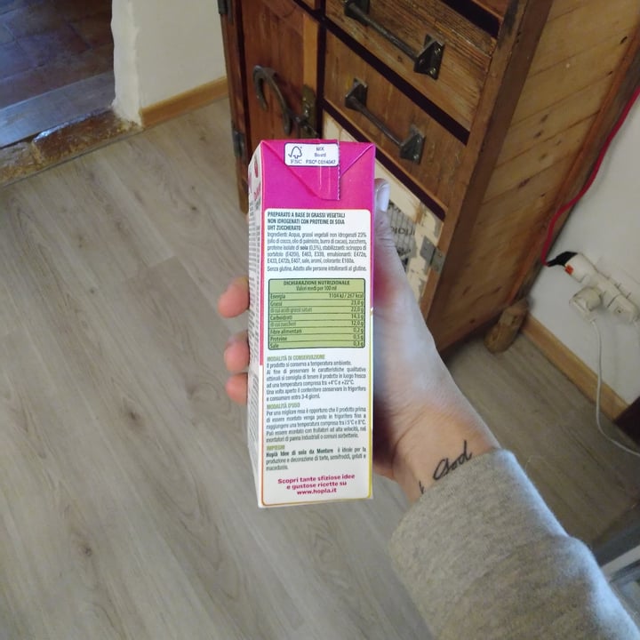 review photo of Hoplà Panna Da Montare 100% Vegetale shared by @lasilviavegana on 14 Apr 2021 - review