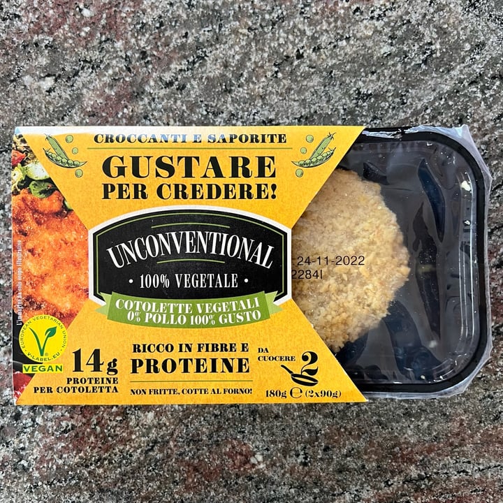 review photo of Unconventional Cotolette Vegetali 0% Pollo 100% Gusto shared by @alessandro504 on 27 Oct 2022 - review