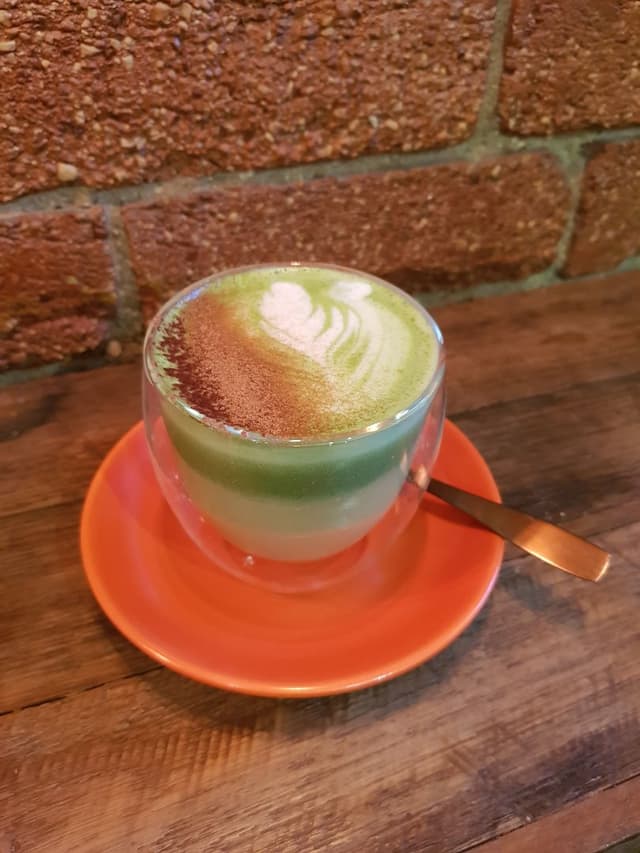 Photo of the dish “Matcha Latte (Oat Mylk)”