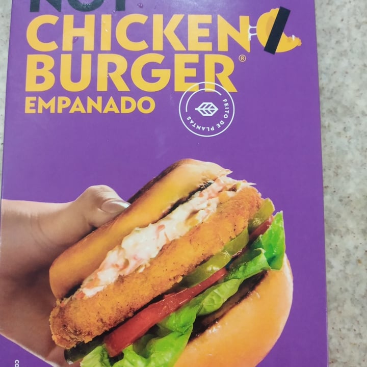 photo of NotCo Not Chicken Burger Empanado shared by @marisandrateixeira on  29 Aug 2022 - review