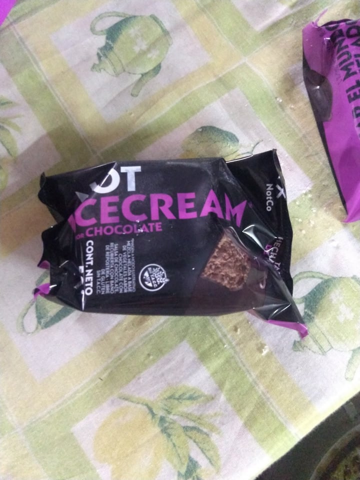 photo of NotCo Not Icecream Chocolate   shared by @andycecimolle on  18 Oct 2022 - review