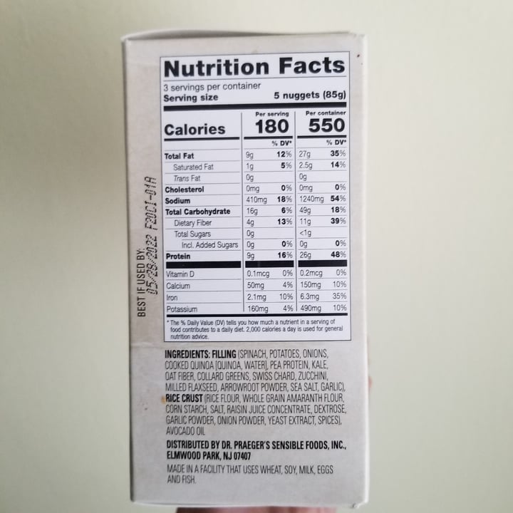 review photo of Dr. Praeger's Super Greens Veggie Nuggets shared by @tracyrocks on 29 Jan 2022 - review