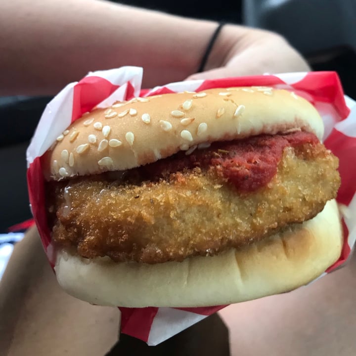 photo of Santana's Vegan Grill Chicken Parmesan sandwich shared by @mallory17 on  27 Aug 2020 - review