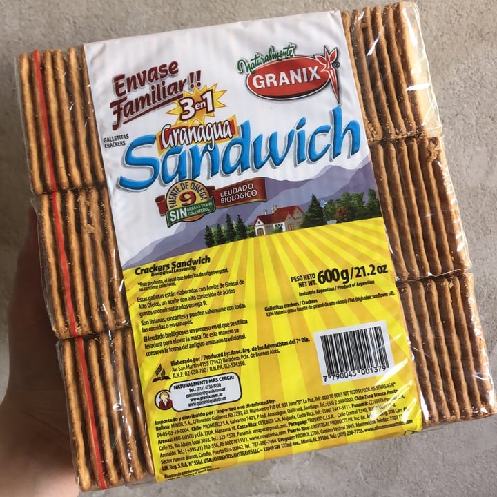photo of Granix Galletitas sándwich shared by @ldalmada on  27 Oct 2021 - review