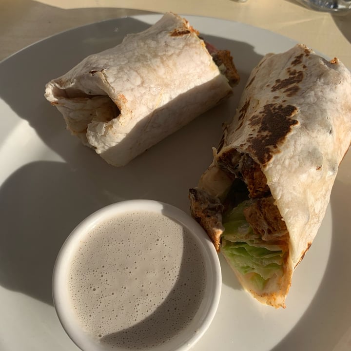 photo of Plant Shawarma wrap shared by @peppadew on  20 Feb 2022 - review