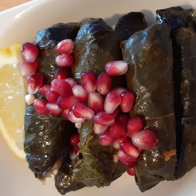 Foto del plato “hojas de vid”
