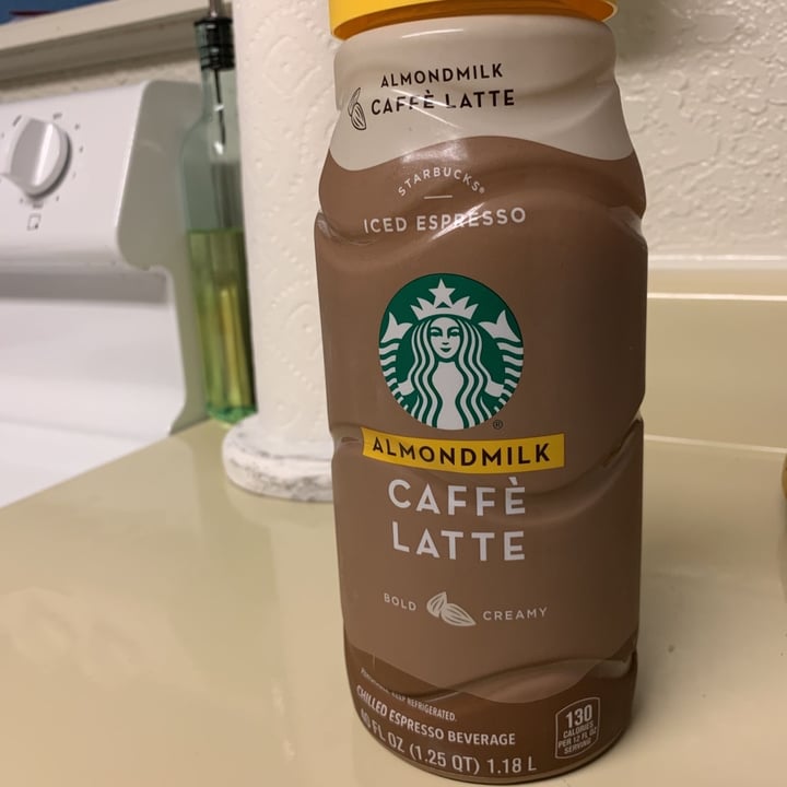 photo of Starbucks Almondmilk Caffe Latte shared by @iloveteady on  28 Nov 2019 - review