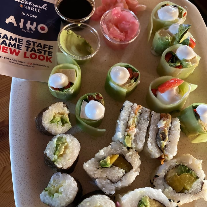 photo of Aiko Sushi (old Active Sushi On Bree) Vegan Platter 1 shared by @vegannatalie on  18 Jul 2022 - review