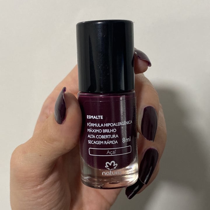 photo of Natura Esmalte color acai shared by @porseitan on  01 Apr 2022 - review