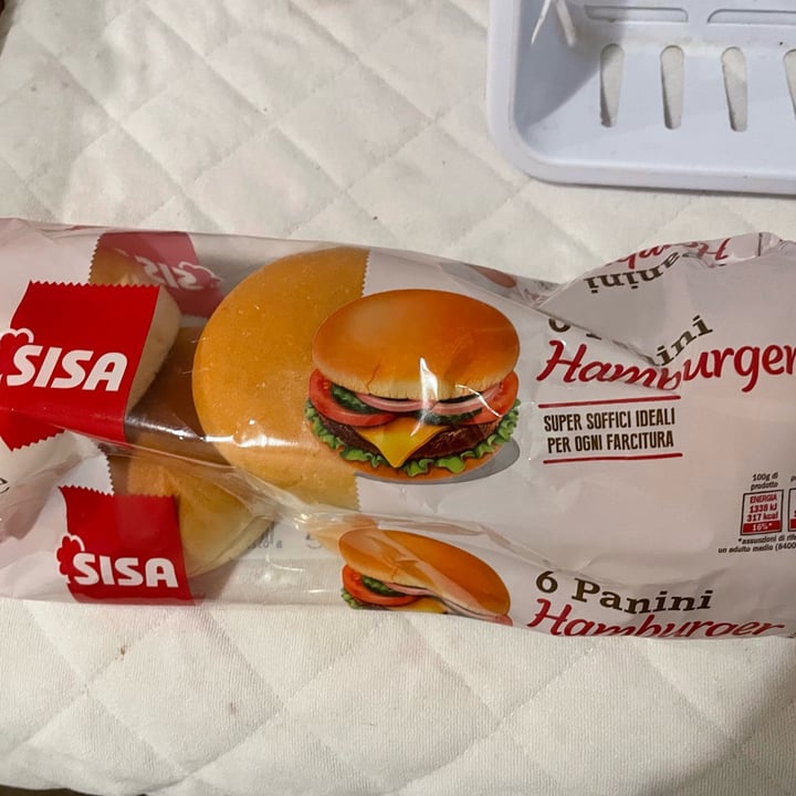photo of Sisa pane per hamburger shared by @lapalermitanavegana on  17 Jun 2022 - review