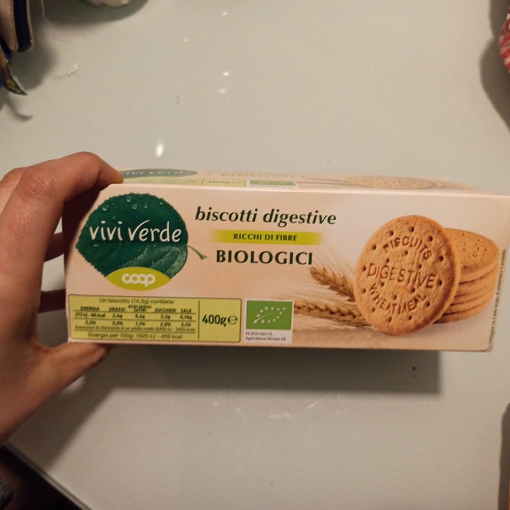 photo of Vivi Verde Coop Biscotti digestive shared by @fedegoesgreen on  02 Jan 2022 - review