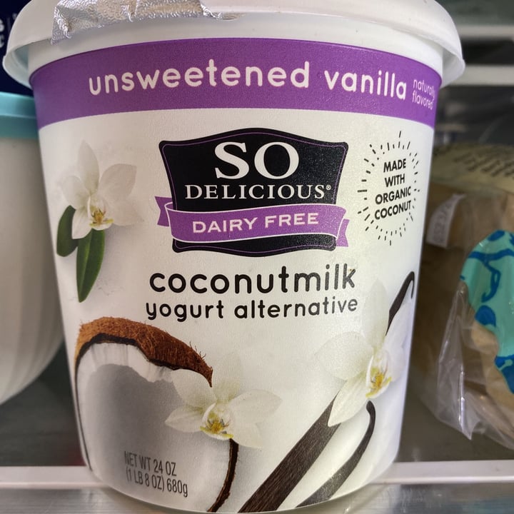 photo of So Delicious Dairy Free Unsweetened Vanilla Coconutmilk Yogurt Alternative shared by @audreybailey on  06 Aug 2021 - review