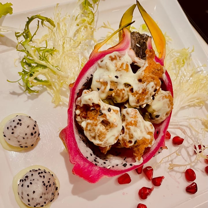 photo of LingZhi Vegetarian - Velocity@Novena Dragon Fruit With Wasabi shared by @chillinochilli on  21 May 2021 - review