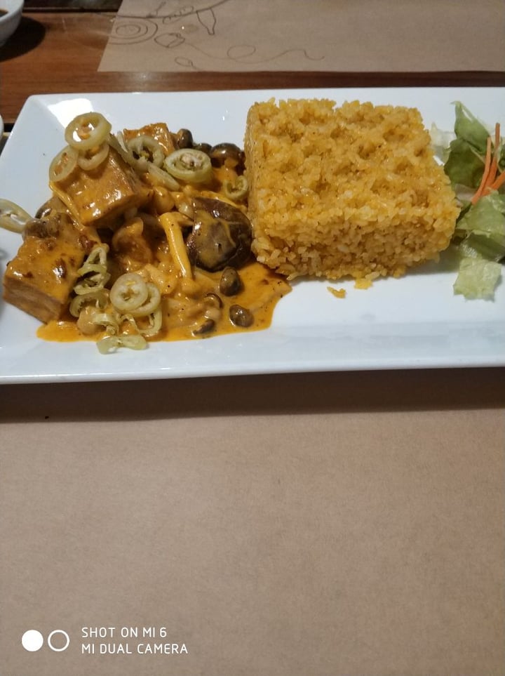 review photo of ID cafe Tofu Mushroom Curry With Rice shared by @aparnasa on 22 Dec 2019 - review