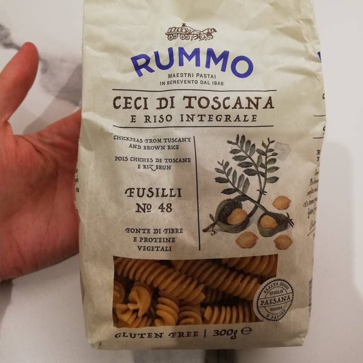 photo of Rummo Fusilli n. 48 ceci di Toscana e riso integrale shared by @3lsa on  12 Mar 2022 - review