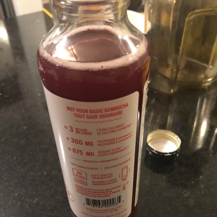 review photo of RISE Kombucha Hibiscus & Rose Hip Kombucha shared by @bellabalanced on 20 Mar 2022 - review