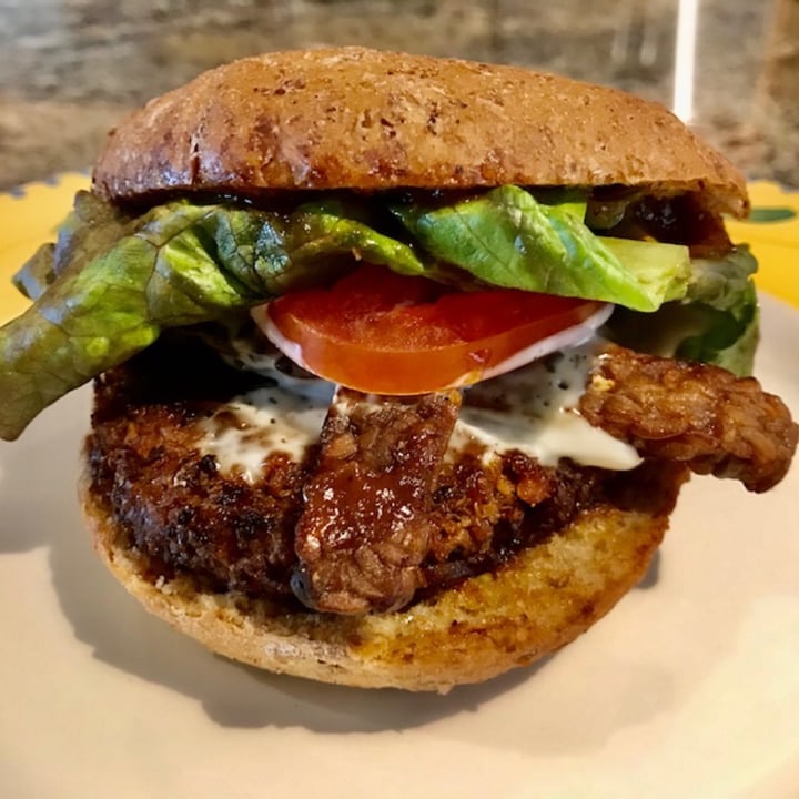 photo of Next Level Burger Hawthorne Blue BBQ Burger shared by @pdxveg on  28 Apr 2020 - review