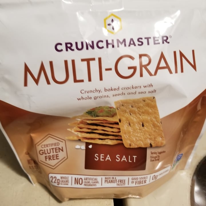 photo of Crunchmaster Multigrain Crisps: Sea Salt shared by @cnance190620 on  21 May 2020 - review