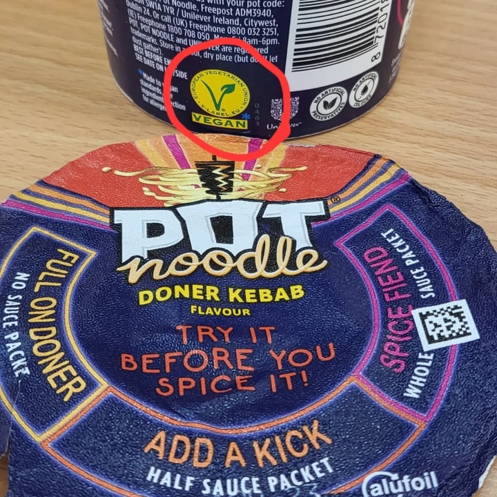 review photo of Pot Noodle Doner Kebab shared by @fujiwarajosh on 15 Oct 2022 - review