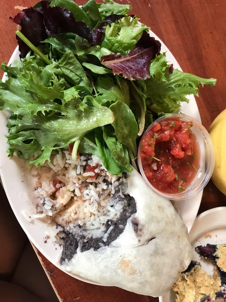 photo of May Day Café [Vegan] Black Bean Burrito shared by @aemagnuson on  21 Sep 2019 - review