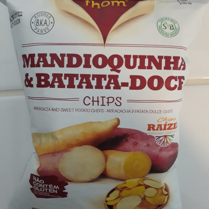 review photo of Fhom Mandioquinha e batata doce chips shared by @laide on 08 May 2022 - review