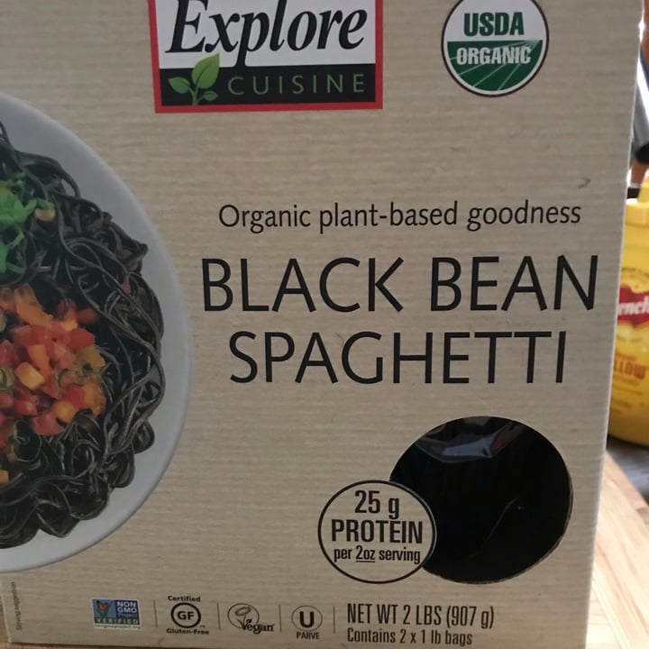 review photo of Explore Cuisine Organic black bean spaghetti shared by @lindalcarter8 on 14 Aug 2020 - review