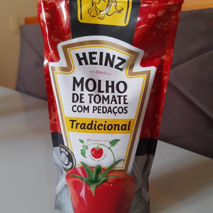 photo of Heinz Molho de tomate com pedaços shared by @trapeze on  02 May 2022 - review