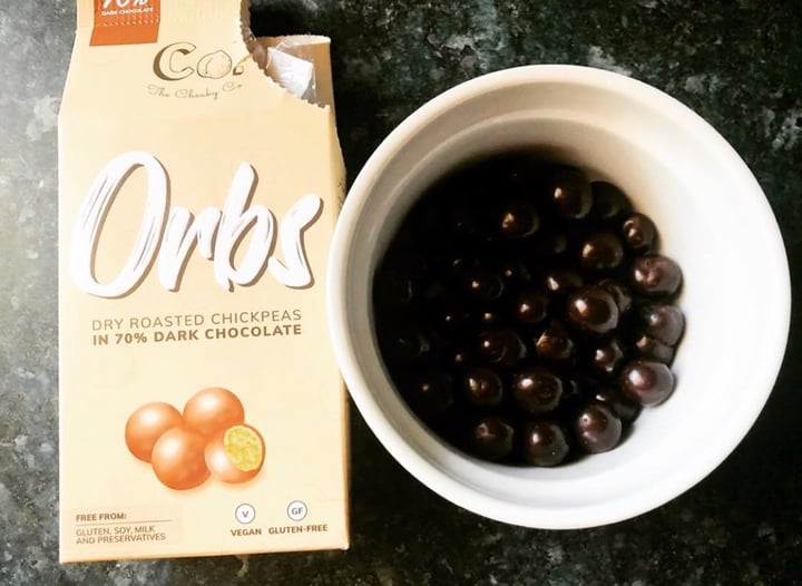 photo of The Cheaky Co. Orbs 70% Chocolate shared by @theveganvamps on  07 Feb 2020 - review