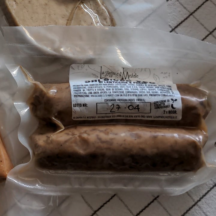 review photo of La Zappa e il Mestolo Salsicce veg shared by @eli23 on 25 Apr 2022 - review