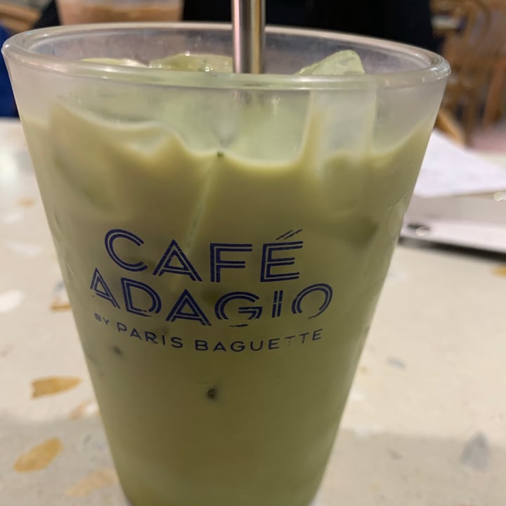 photo of Paris Baguette Cafe - Bugis Junction Iced soy green tea latte shared by @ambermoosa on  13 Nov 2020 - review