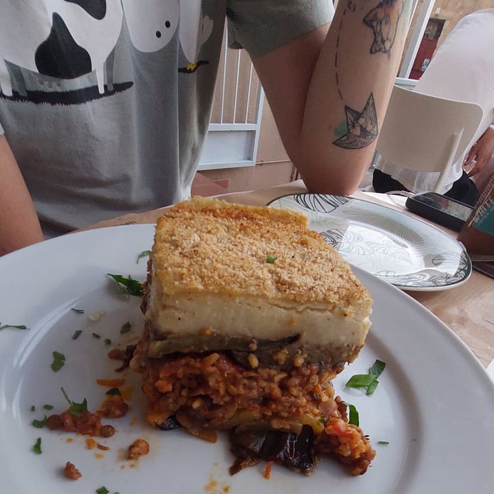 photo of Pulse (Vegan-Vegetarian) Moussaka vegan shared by @wandavetveg on  11 Sep 2022 - review