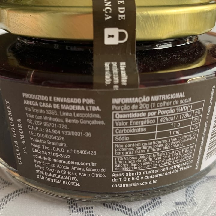 review photo of Casa Madeira Geleia Gourmet de Amora shared by @claudiacosentino on 11 May 2022 - review