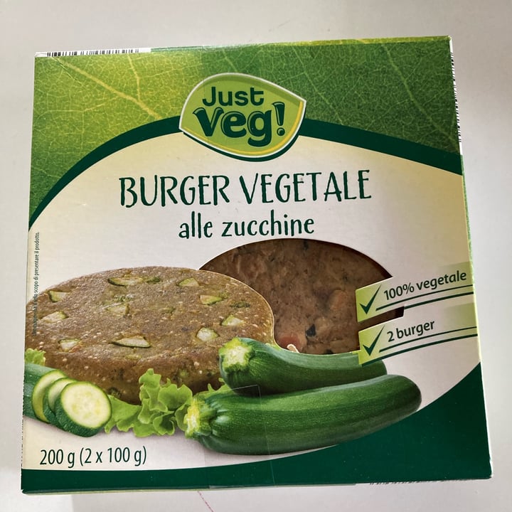 photo of Just Veg! (ALDI Italy) Burger vegetale alle zucchine shared by @tittiveg on  25 Oct 2022 - review