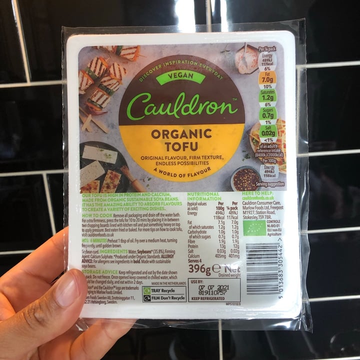 photo of Cauldron Organic Tofu shared by @southernveganupnorth on  06 Jun 2021 - review