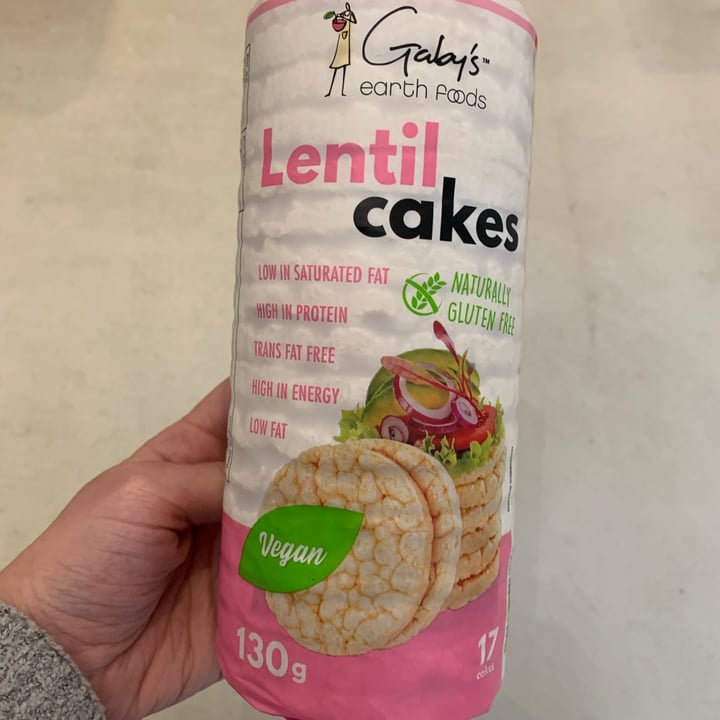 photo of Gaby’s Earth Foods Lentil Cakes shared by @kyrapape on  26 Aug 2021 - review
