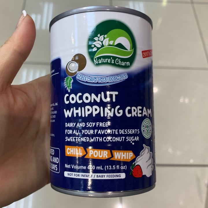 photo of Nature's Charm Coconut Whipping Cream shared by @lovelyvegan on  13 Oct 2021 - review