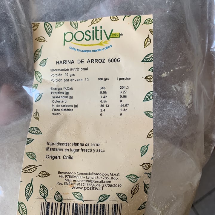 photo of Positiv Harina de arroz shared by @emo90 on  22 Jan 2021 - review