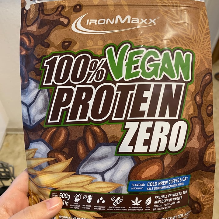 photo of IronMaxx 100% Protein Zero shared by @kind-cakes-leipzig on  18 Dec 2022 - review