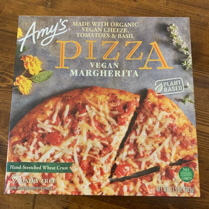 photo of Amy’s Pizza Vegan Margherita shared by @allhess on  03 Feb 2021 - review