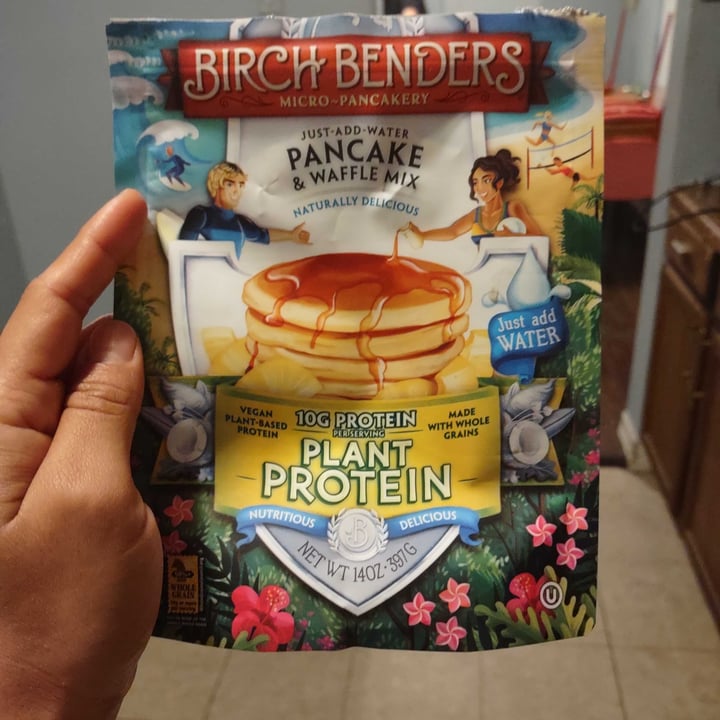 review photo of Birch Benders Plant Protein Pancake Mix shared by @nashmevegan on 13 Jul 2021 - review