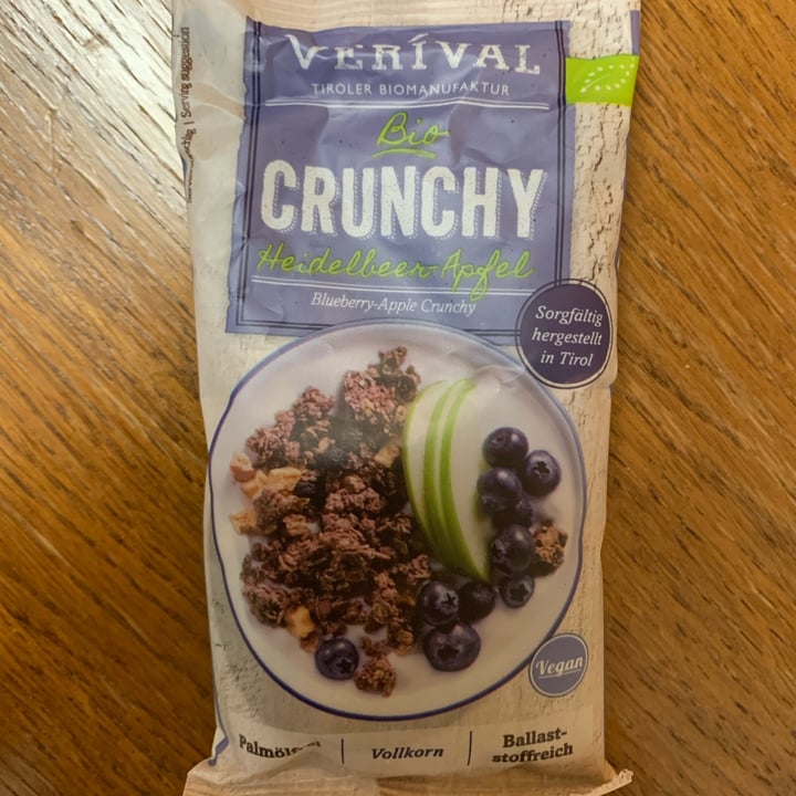 photo of Verival Blueberry-Apple Crunchy shared by @thinkgreen on  23 Dec 2021 - review