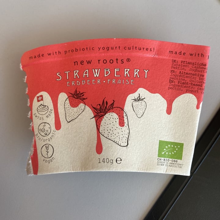 photo of New Roots Strawberry Yogurt shared by @kimmeer on  11 Aug 2021 - review