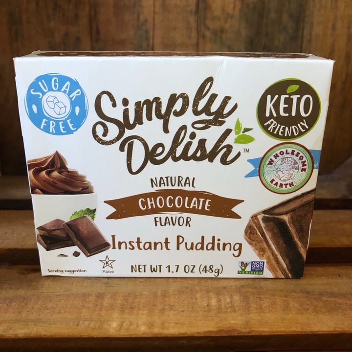 photo of Simply Delish chocolate pudding shared by @danielholistic on  12 Nov 2020 - review