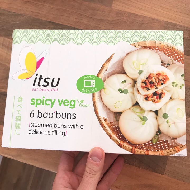 photo of itsu Spicy Veg 6 Bao Buns shared by @vegansuttonmama on  07 May 2020 - review