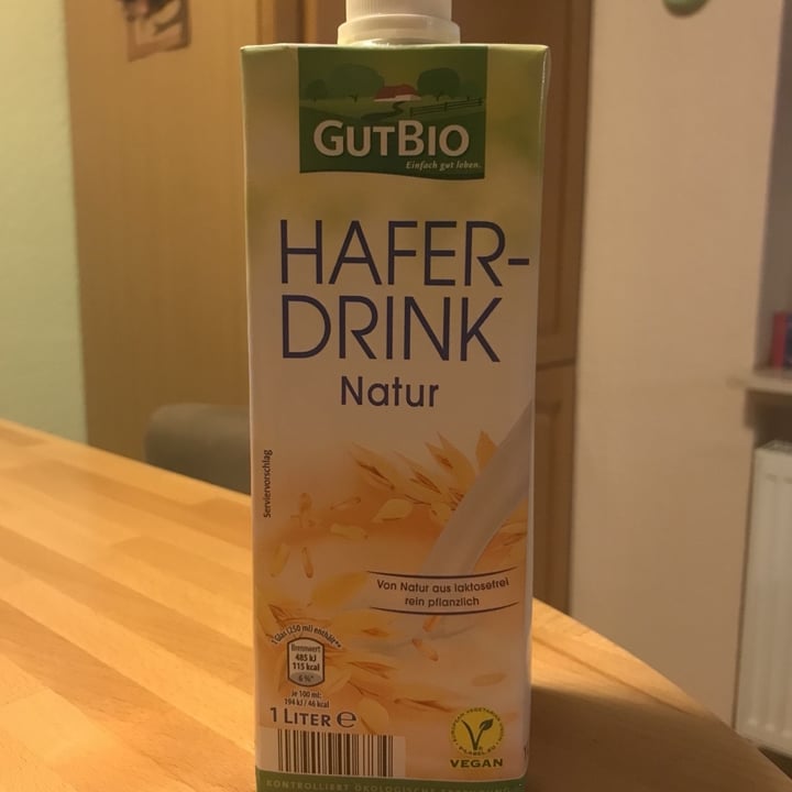 photo of GutBio Hafer Drink Natur shared by @yuma on  30 Apr 2020 - review