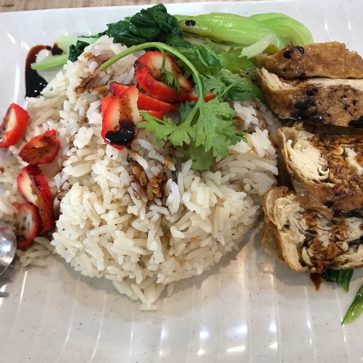 review photo of Daily Green 吉祥素 Chicken Rice shared by @oakandbamboo on 07 Oct 2022 - review