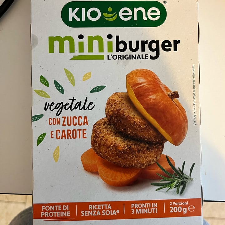 photo of Kioene Mini Burger Zucca E Carote shared by @gataccioo on  15 Nov 2022 - review