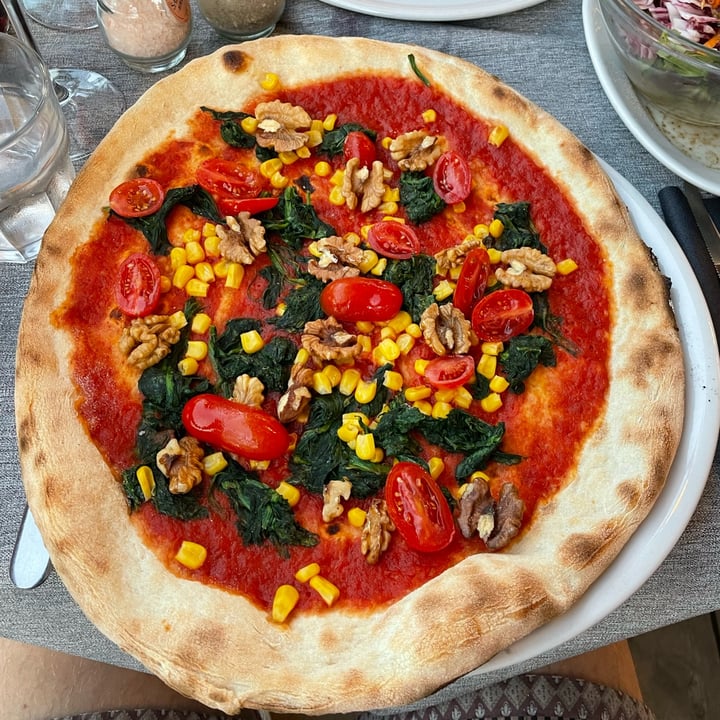 review photo of Ristorante Pizzería Da Alvise Pizza Greta Thumberg shared by @lassetiereleben on 30 Jun 2022 - review